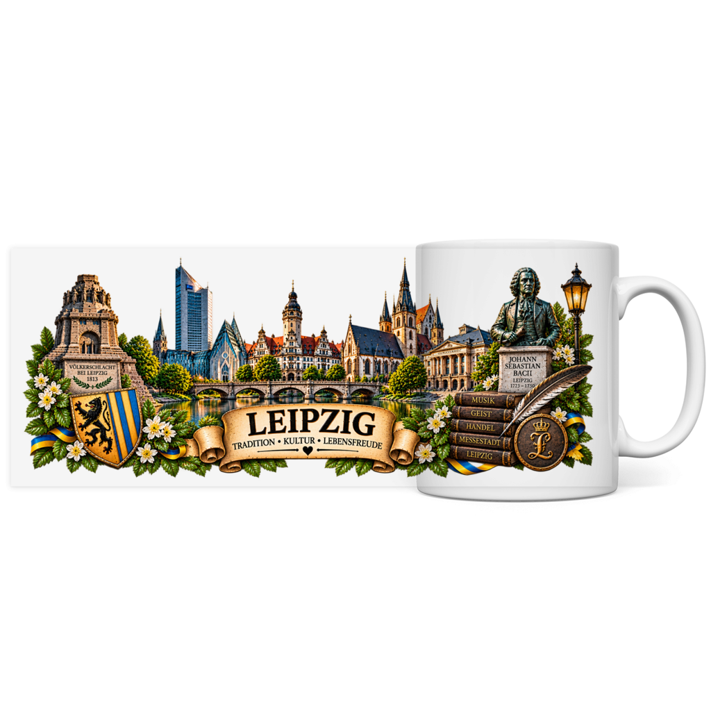 Leipzig / Panorama Tasse