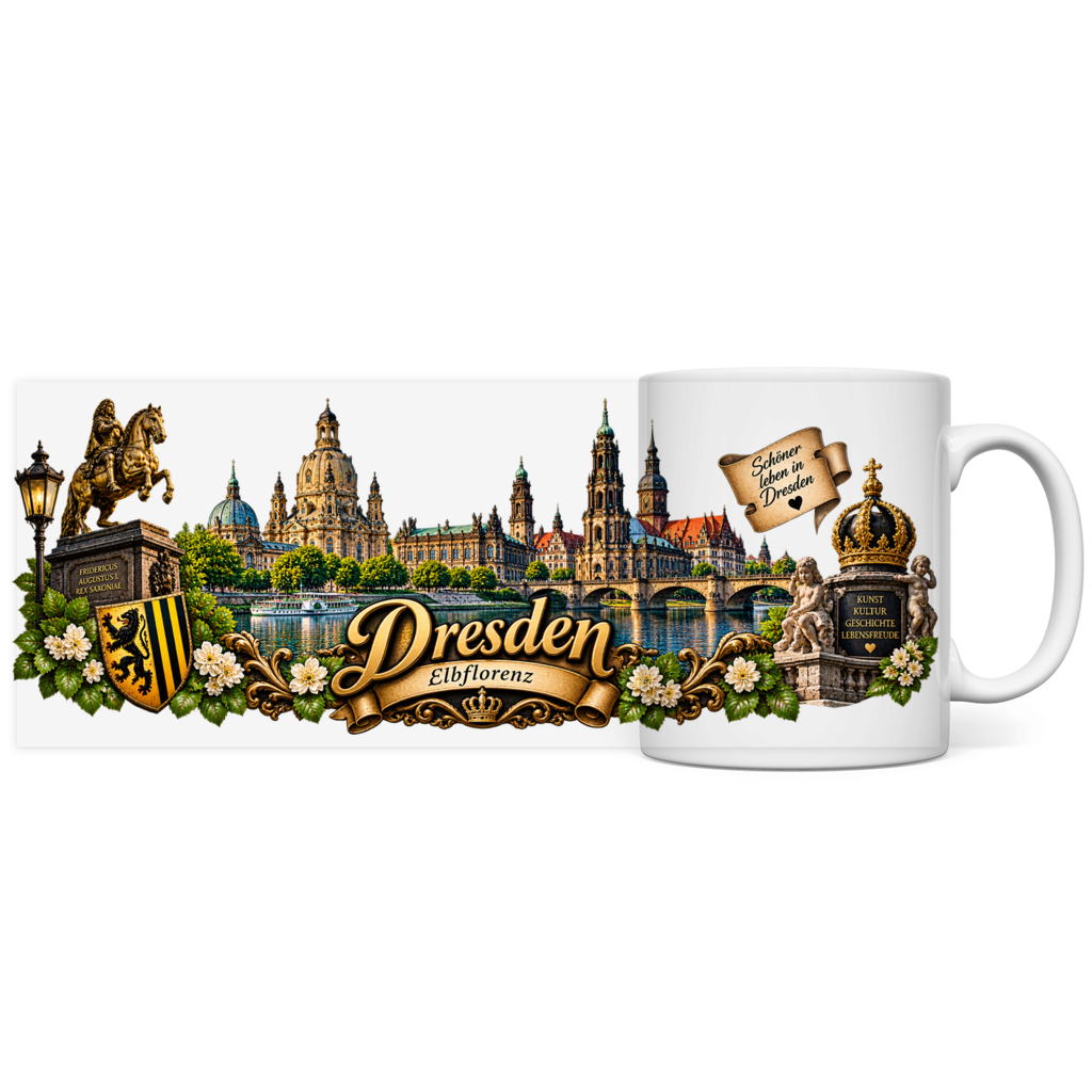 Dresden / Panorama Tasse