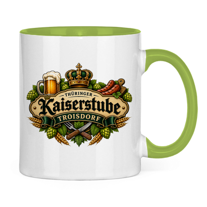 Tasse zweifarbig Kaiserstube Emblem