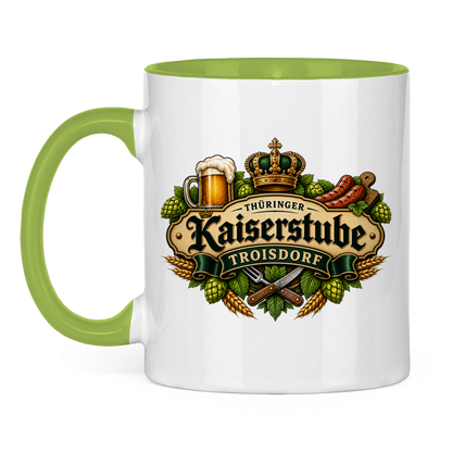 Tasse zweifarbig Kaiserstube Emblem