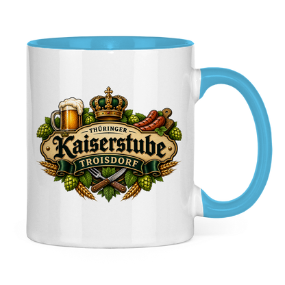 Tasse zweifarbig Kaiserstube Emblem