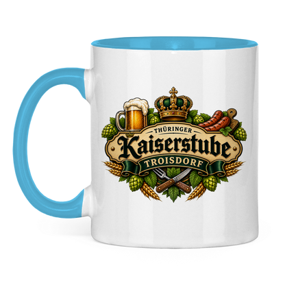 Tasse zweifarbig Kaiserstube Emblem