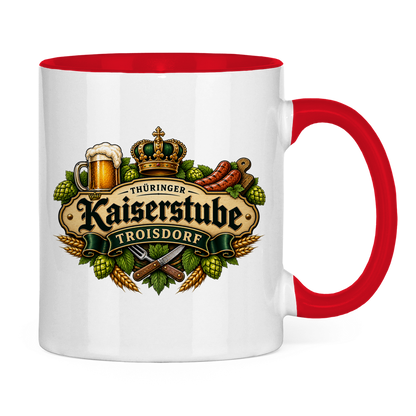 Tasse zweifarbig Kaiserstube Emblem