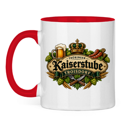 Tasse zweifarbig Kaiserstube Emblem