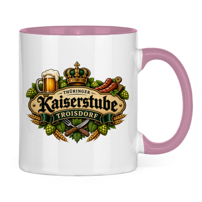 Tasse zweifarbig Kaiserstube Emblem
