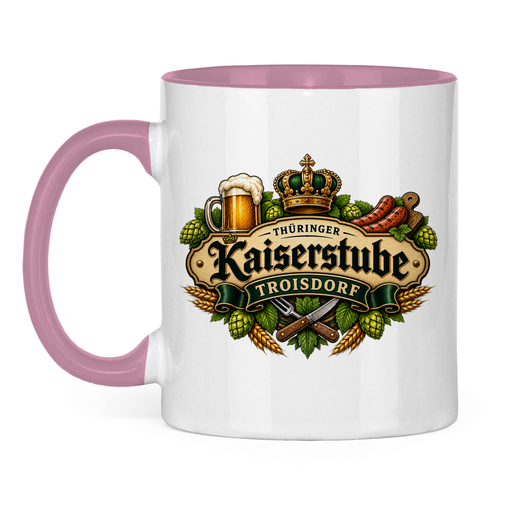Tasse zweifarbig Kaiserstube Emblem
