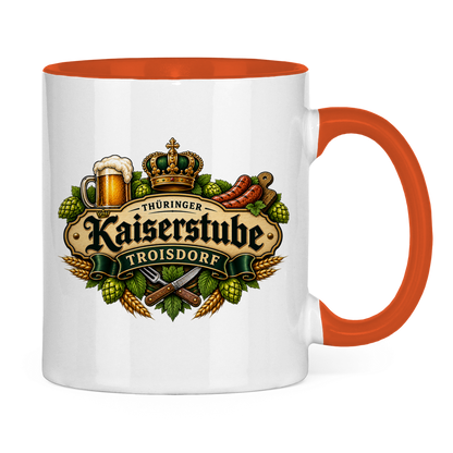 Tasse zweifarbig Kaiserstube Emblem