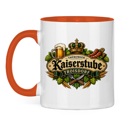 Tasse zweifarbig Kaiserstube Emblem