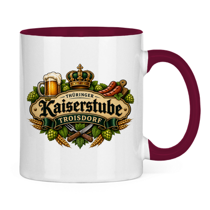 Tasse zweifarbig Kaiserstube Emblem