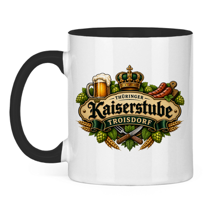 Tasse zweifarbig Kaiserstube Emblem