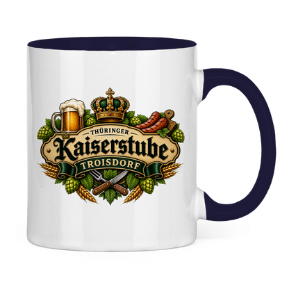 Tasse zweifarbig Kaiserstube Emblem