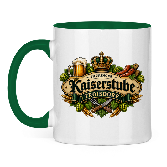 Tasse zweifarbig Kaiserstube Emblem
