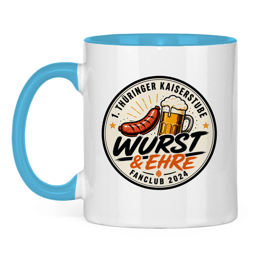 Tasse (zweifarbig) Fanclub *Wurst und Ehre*