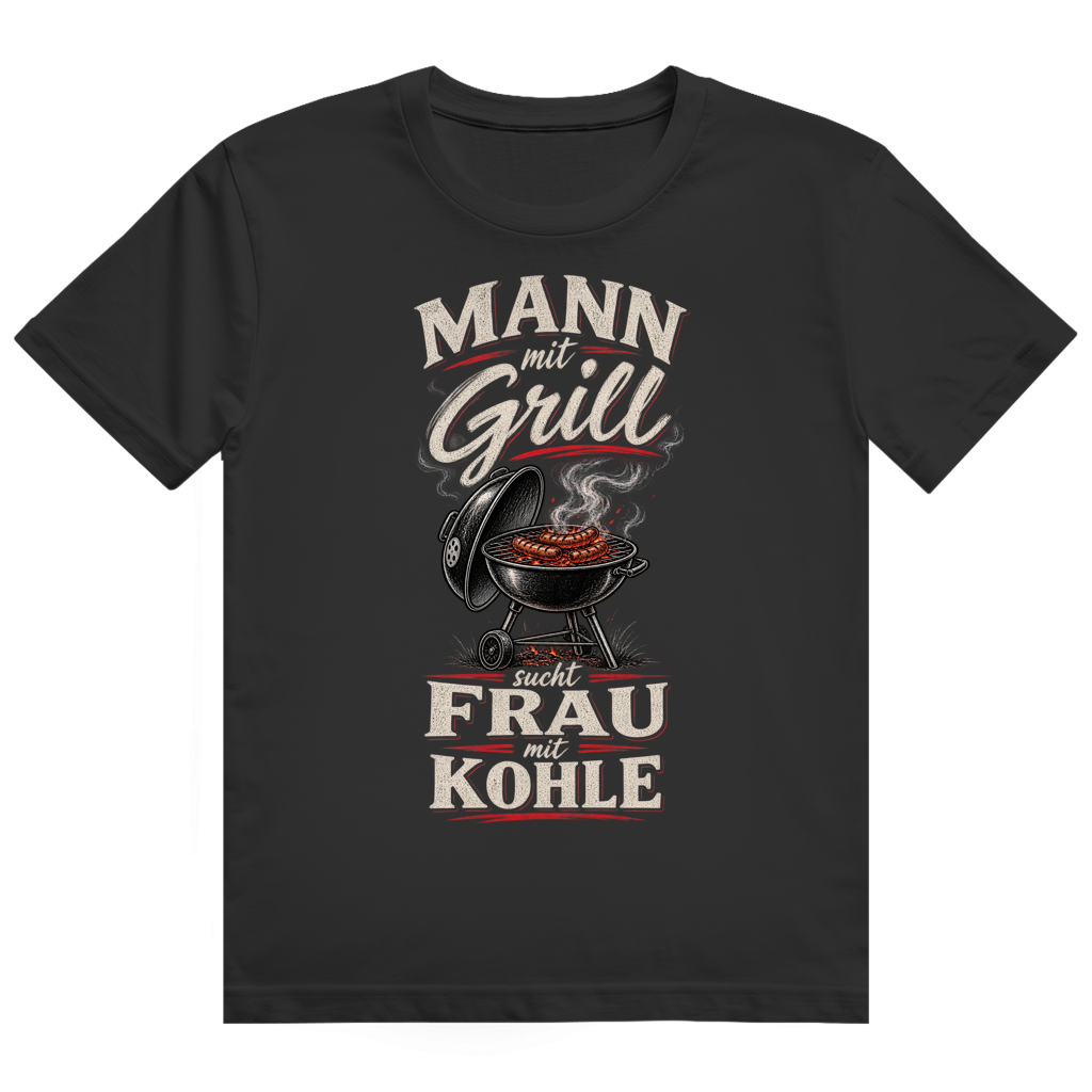 Frau mit Kohle