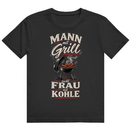 Frau mit Kohle