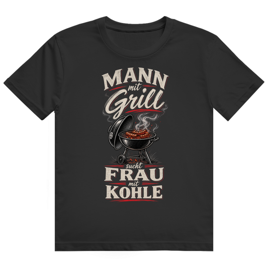 Frau mit Kohle