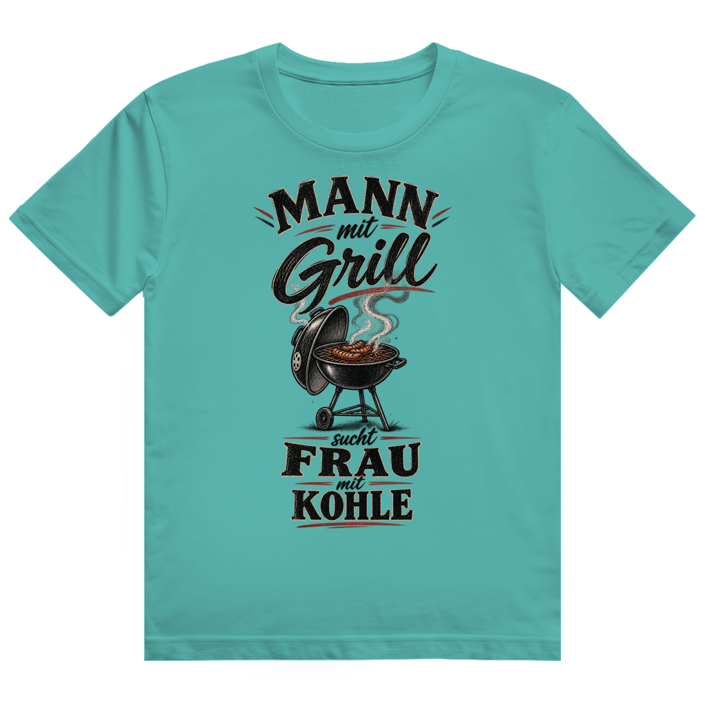 Frau mit Kohle