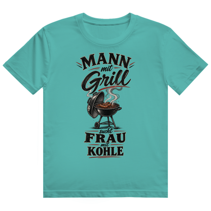 Frau mit Kohle