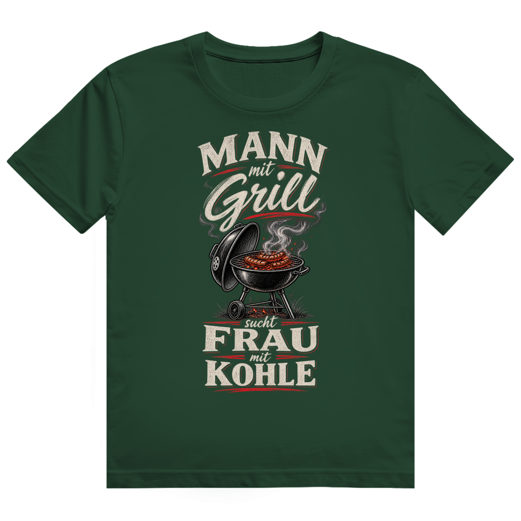Frau mit Kohle