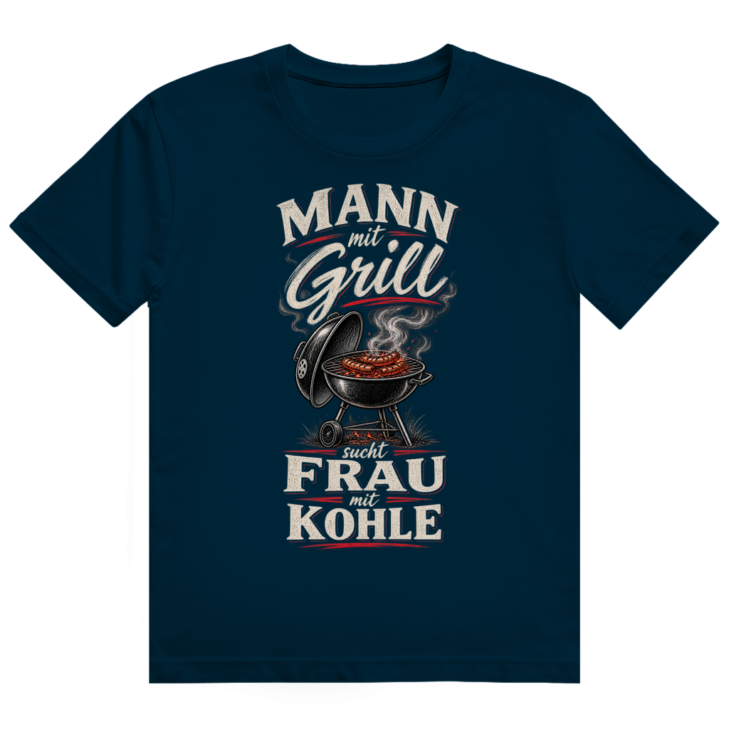 Frau mit Kohle