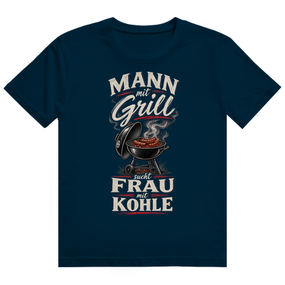 Frau mit Kohle