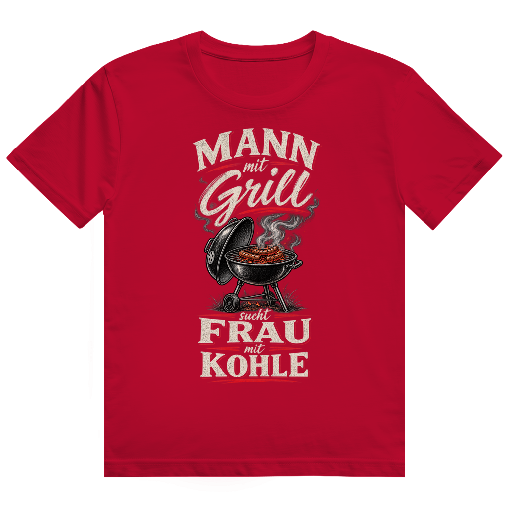 Frau mit Kohle