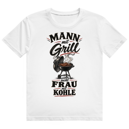 Frau mit Kohle