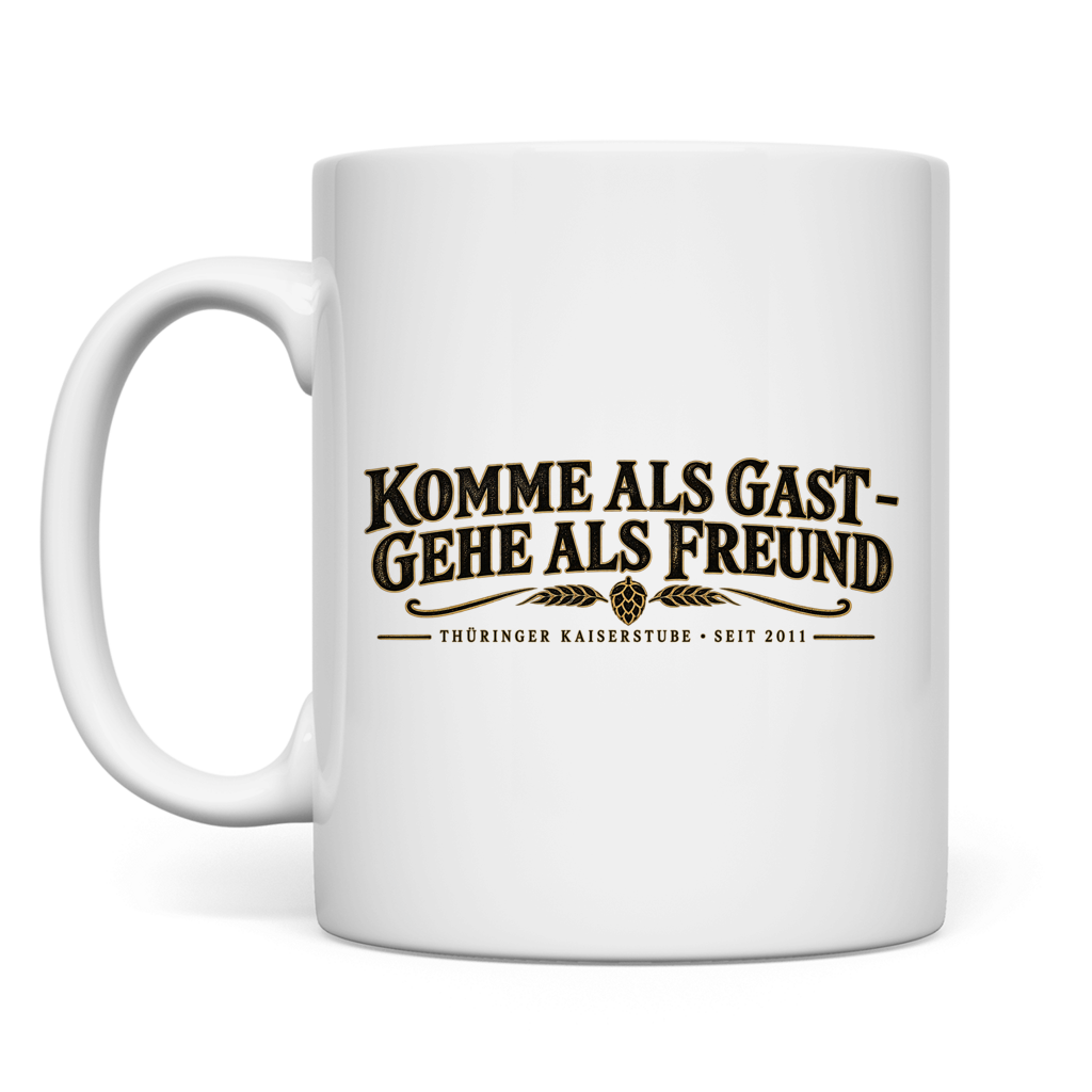 Kaiserstube Komme als Gast / Tasse