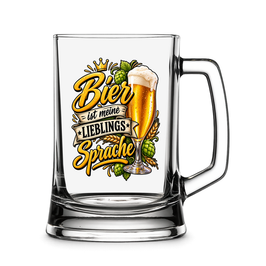 Bier ist meine Sprache /Bierkrug